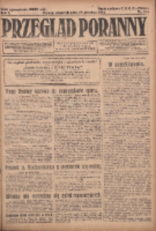 Przegląd Poranny: pismo niezależne i bezpartyjne 1923.09.27 R.3 Nr266
