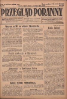 Przegląd Poranny: pismo niezależne i bezpartyjne 1923.10.02 R.3 Nr271