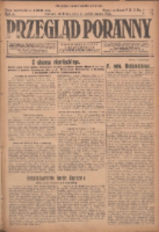 Przegląd Poranny: pismo niezależne i bezpartyjne 1923.10.07 R.3 Nr276