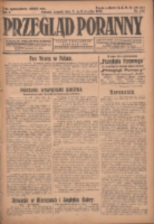 Przegląd Poranny: pismo niezależne i bezpartyjne 1923.10.09 R.3 Nr278