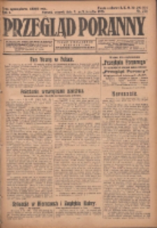 Przegląd Poranny: pismo niezależne i bezpartyjne 1923.10.09 R.3 Nr278