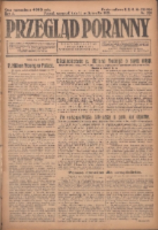 Przegląd Poranny: pismo niezależne i bezpartyjne 1923.10.11 R.3 Nr280