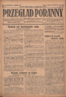 Przegląd Poranny: pismo niezależne i bezpartyjne 1923.10.13 R.3 Nr282
