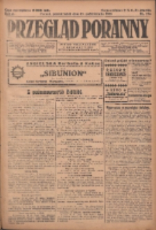 Przegląd Poranny: pismo niezależne i bezpartyjne 1923.10.15 R.3 Nr284