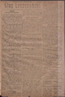 Głos Leszczyński 1921.10.11 R.2 Nr233