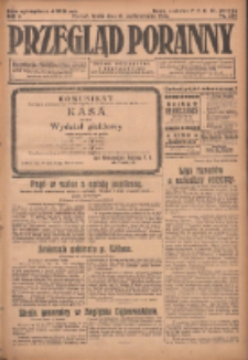 Przegląd Poranny: pismo niezależne i bezpartyjne 1923.10.17 R.3 Nr286