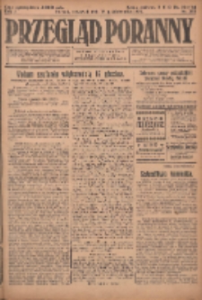 Przegląd Poranny: pismo niezależne i bezpartyjne 1923.10.18 R.3 Nr287