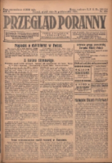 Przegląd Poranny: pismo niezależne i bezpartyjne 1923.10.19 R.3 Nr288