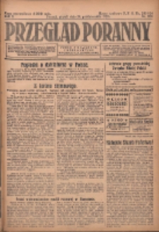 Przegląd Poranny: pismo niezależne i bezpartyjne 1923.10.19 R.3 Nr288
