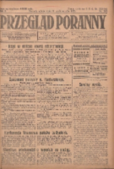 Przegląd Poranny: pismo niezależne i bezpartyjne 1923.10.20 R.3 Nr289