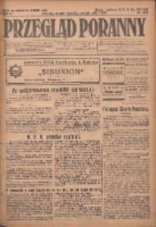 Przegląd Poranny: pismo niezależne i bezpartyjne 1923.10.23 R.3 Nr292