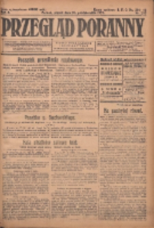 Przegląd Poranny: pismo niezależne i bezpartyjne 1923.10.26 R.3 Nr295