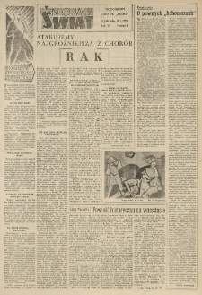Nowy Świat. Tygodniowy dodatek Głosu Wielkopolskiego. 1956.01.08 R.7 nr1