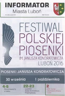 Informator Miasta Luboń 2016.09 Nr9(200)