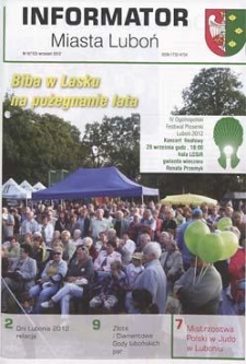 Informator Miasta Luboń 2012.09 Nr9(153)