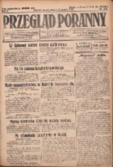 Przegląd Poranny: pismo niezależne i bezpartyjne 1923.11.02 R.3 Nr302