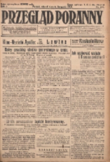 Przegląd Poranny: pismo niezależne i bezpartyjne 1923.11.06 R.3 Nr306