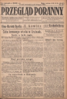 Przegląd Poranny: pismo niezależne i bezpartyjne 1923.11.08 R.3 Nr308