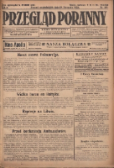 Przegląd Poranny: pismo niezależne i bezpartyjne 1923.11.19 R.3 Nr319