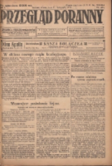 Przegląd Poranny: pismo niezależne i bezpartyjne 1923.11.21 R.3 Nr321