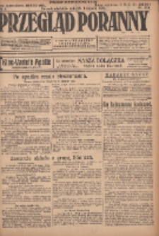 Przegląd Poranny: pismo niezależne i bezpartyjne 1923.11.25 R.3 Nr325