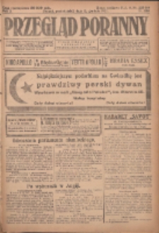 Przegląd Poranny: pismo niezależne i bezpartyjne 1923.12.10 R.3 Nr339