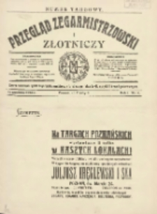 Przegląd Zegarmistrzowski i Złotniczy : gazeta handlowa rynku zegarmistrzowskiego, złotniczego, biżuterii, optyki i branż pokrewnych 1925.04.15 R.1 Nr4