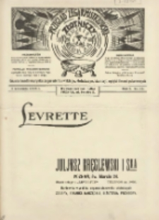 Przegląd Zegarmistrzowski i Złotniczy : gazeta handlowa rynku zegarmistrzowskiego, złotniczego, biżuterii, optyki i branż pokrewnych 1925.09.01 R.1 Nr13