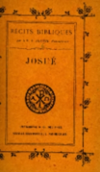 R&eacute;cits bibliques. No VI: Josué