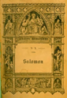 R&eacute;cits bibliques. No X: Salomon