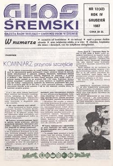 Głos Śremski 1987.12 R.4 Nr12(42)