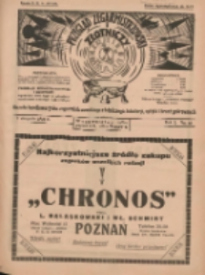 Przegląd Zegarmistrzowski i Złotniczy : gazeta handlowa rynku zegarmistrzowskiego, złotniczego, biżuterii, optyki i branż pokrewnych 1926.08.01 R.2 Nr15
