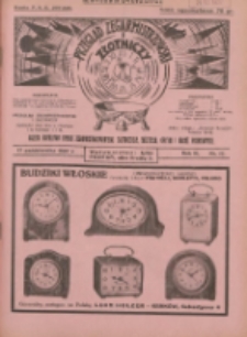 Przegląd Zegarmistrzowski i Złotniczy : gazeta handlowa rynku zegarmistrzowskiego, złotniczego, biżuterii, optyki i branż pokrewnych 1927.10.17 R.3 Nr17