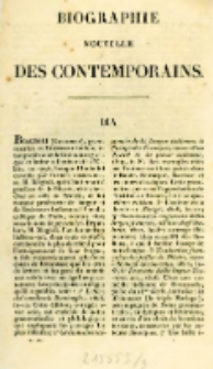Biographie nouvelle des contemporains ou Dictionnaire historique et raisonn&eacute; de tous les hommes qui, depuis la R&eacute;volution fran&ccedil;aise, ont acquis de la c&eacute;l&eacute;brit&eacute; par leurs actions, leurs &eacute;crits, leurs erreurs ou leurs crimes, soit en France, soit dans les pays &eacute;trangers.T.3, Bi-By