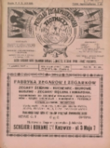 Przegląd Zegarmistrzowski i Złotniczy : gazeta handlowa rynku zegarmistrzowskiego, złotniczego, biżuterii, optyki i branż pokrewnych 1927.12.01 R.3 Nr20