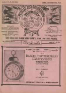 Przegląd Zegarmistrzowski i Złotniczy : gazeta handlowa rynku zegarmistrzowskiego, złotniczego, biżuterii, optyki i branż pokrewnych 1927.12.15 R.3 Nr21
