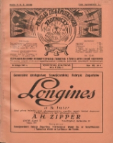 Przegląd Zegarmistrzowski i Złotniczy : gazeta handlowa rynku zegarmistrzowskiego, złotniczego, biżuterii, optyki i branż pokrewnych 1931.02.18 R.7 Nr4