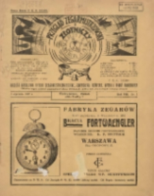 Przegląd Zegarmistrzowski i Złotniczy : gazeta handlowa rynku zegarmistrzowskiego, złotniczego, biżuterii, optyki i branż pokrewnych 1932.01.01 R.8 Nr1