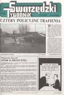 Tygodnik Swarzędzki 1992.12.10 Nr49(67)