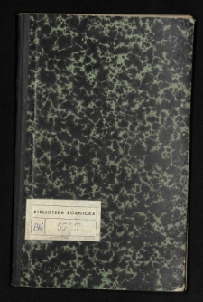 Pałac Działyńskich. Rozkład dzienny obiad&oacute;w i kolacji i ich cena - 15 marzec do 31 marca 1874