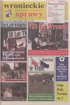 Wronieckie Sprawy 2004.05.06 R.15 Nr15(344)
