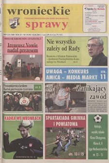 Wronieckie Sprawy 2004.06.04 R.15 Nr19(348)