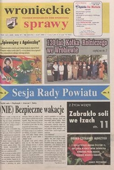 Wronieckie Sprawy 2004.07.22 R.15 Nr26(355)