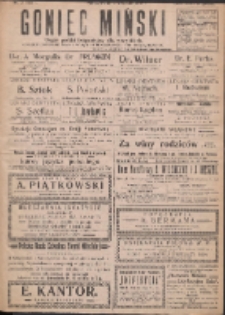 Goniec Miński: organ polski bezpartyjny dla wszystkich. 1919.09.03 R.1 Nr2