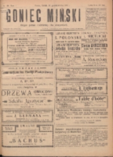Goniec Miński: organ polski bezpartyjny dla wszystkich. 1919.10.22 R.1 Nr48