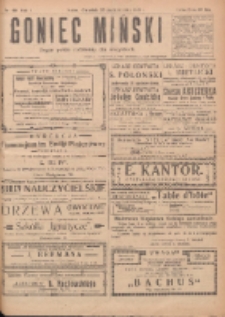 Goniec Miński: organ polski bezpartyjny dla wszystkich. 1919.10.23 R.1 Nr49