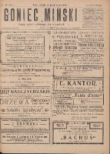 Goniec Miński: organ polski bezpartyjny dla wszystkich. 1919.10.24 R.1 Nr50