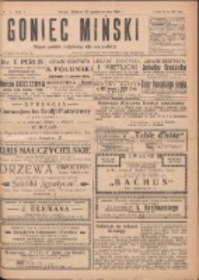 Goniec Miński: organ polski bezpartyjny dla wszystkich. 1919.10.25 R.1 Nr51