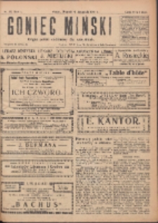 Goniec Miński: organ polski bezpartyjny dla wszystkich. 1919.11.04 R.1 Nr61