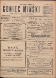 Goniec Miński: organ polski bezpartyjny dla wszystkich. 1919.11.19 R.1 Nr76